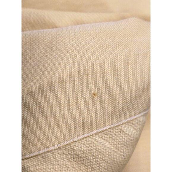 Burberry London Shirt Mens XL Butter Yellow Button Down Cotton Long Sleeve - Picture 9 of 9